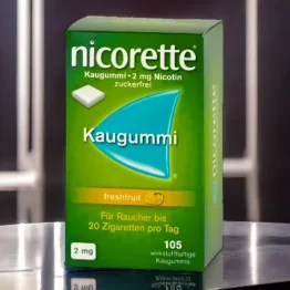 Rauchfrei werden mit Nicorette 2 mg Freshfruit Nikotinkaugummi