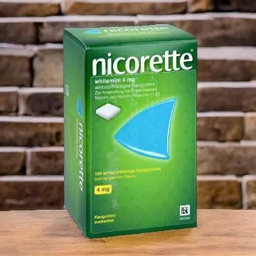 Rauchfrei werden mit Nicorette 4mg Whitemint Nikotinkaugummi