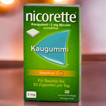 Rauchfrei mit NICORETTE Freshfruit 2 mg Nikotinkaugummi