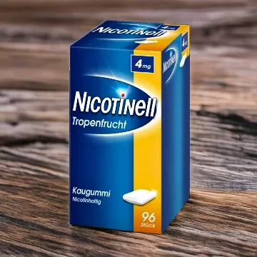 Rauchfrei mit Nicotinell 4mg Tropenfrucht Mango Nikotinkaugummi