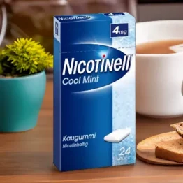 Rauchfrei mit Nicotinell Cool Mint 4 mg Nikotinkaugummi